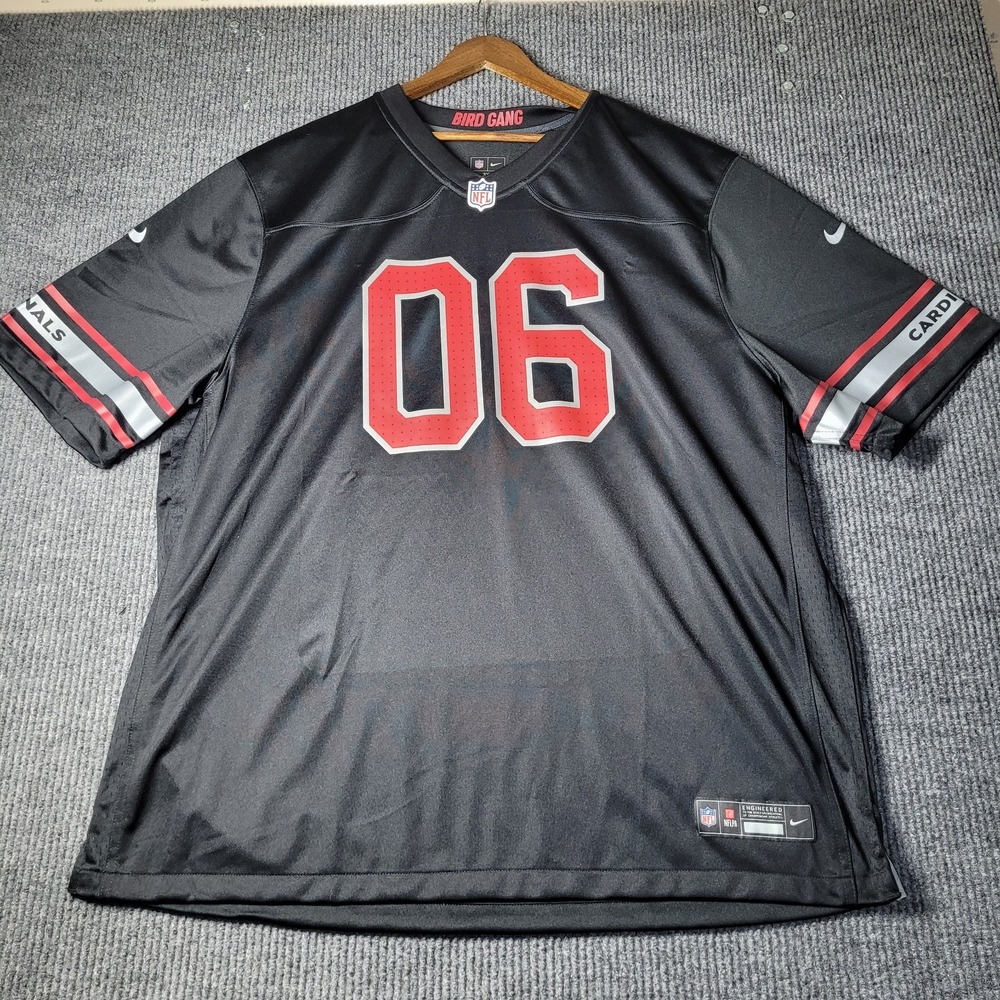 NWOT Nike Arizona Cardinals NFL Jersey Size 3XL BIRD GANG COLLAR! 06 Quattro